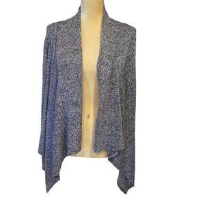 Grey Open Front Cardigan Sweater, Women's XL